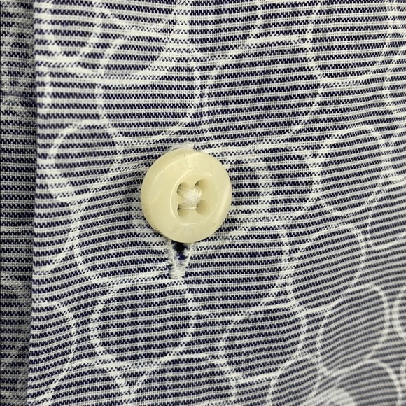 Tallia Gray Geometric Circles Modern Fit Sport Shirt Size Medium - Picture 6 of 16